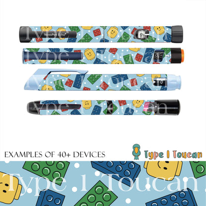 Blue Bricks | Device Stickers