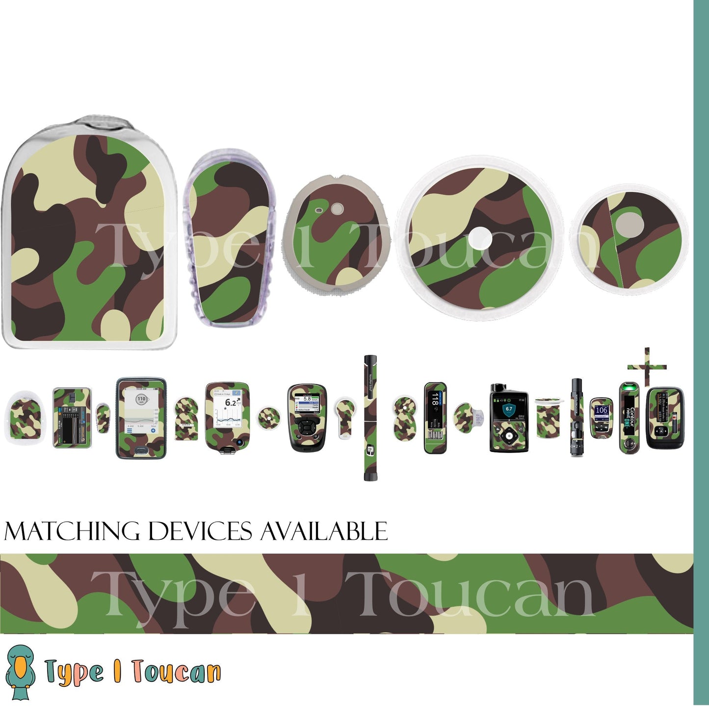 Camouflage Jungle|Device Stickers