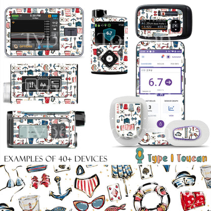 Nautical Babe | Device Stickers