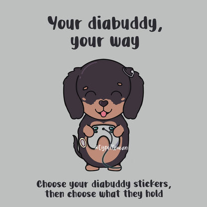 Mini Diabuddy Doggie  | Diabuddy Sticker Sheet