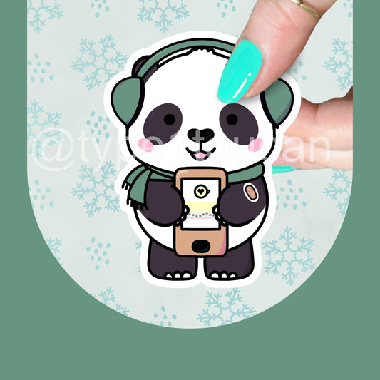 Snow Panda | Christmas Diabuddy Sticker