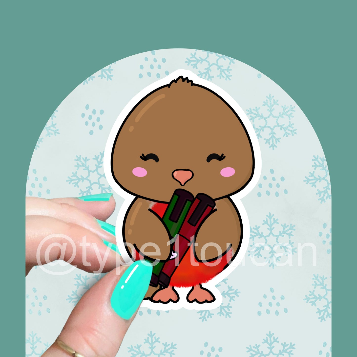 Robin | Christmas Diabuddy Sticker