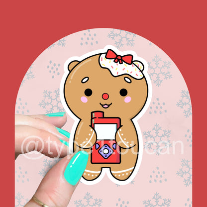 Gingerbread Bear | Christmas Diabuddy Sticker