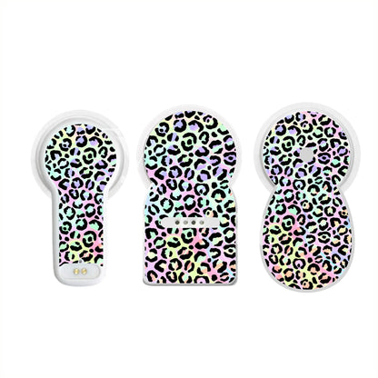 90s Rainbow Leopard |Device Stickers