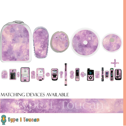 Dusky Rose Nebula |Device Stickers