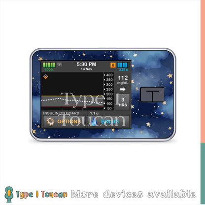 Night Time Clouds and Stars|Device Stickers