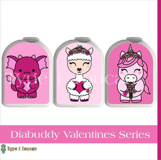 Valentine Pink Hearts|Device Stickers