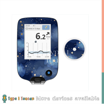 Night Time Clouds and Stars|Device Stickers