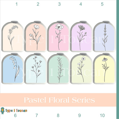 Pastel Floral  Multipack Omnipod Stickers