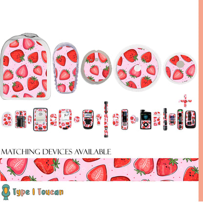 Cute Strawberry |Device Stickers