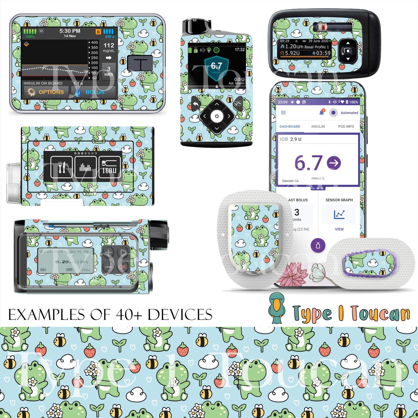 Frog in the Spring | Device Stickers