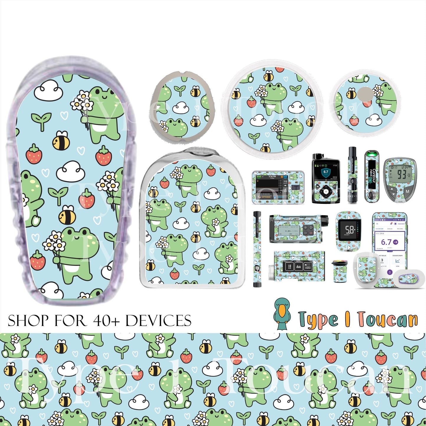 Frog in the Spring | Device Stickers